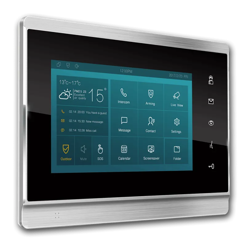 Akuvox - Console intérieure SIP avec écran tactile 7", Wifi et Bluetooth (version Android) Akuvox IT82W