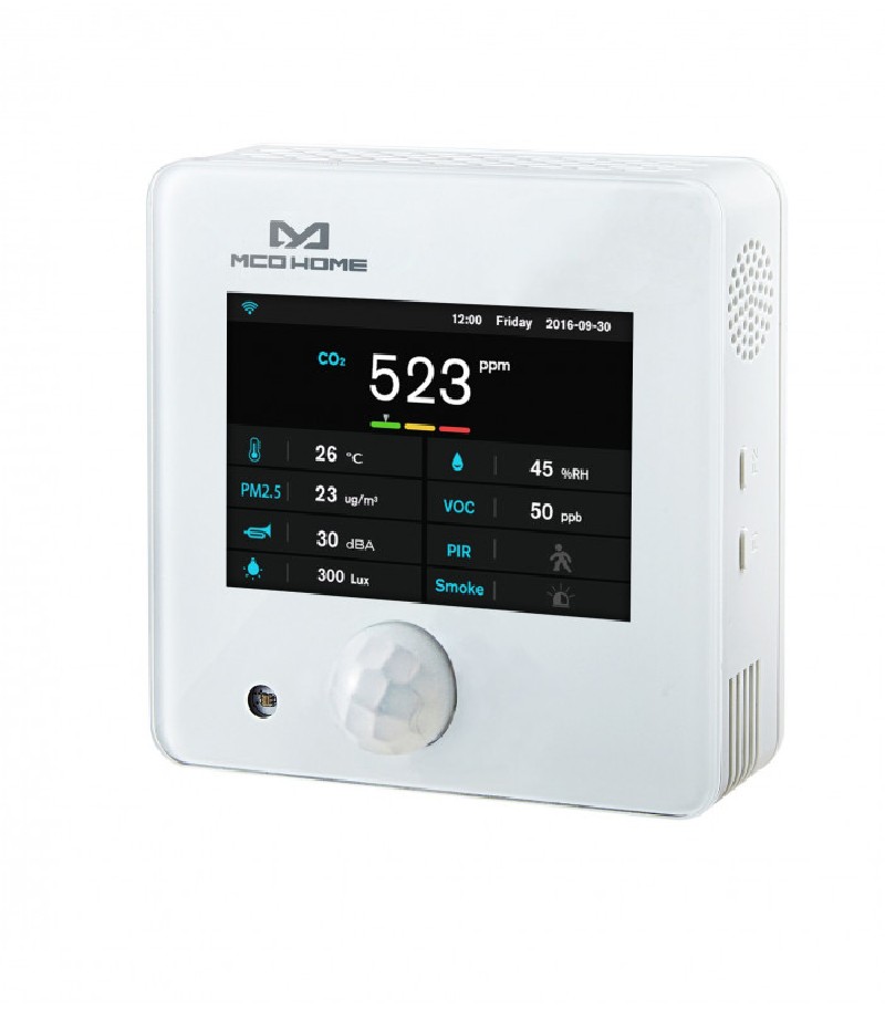 MCOHOME - Sensore di qualità dell'aria a Z-Wave 9 in 1 A8-9 Multi-sensor