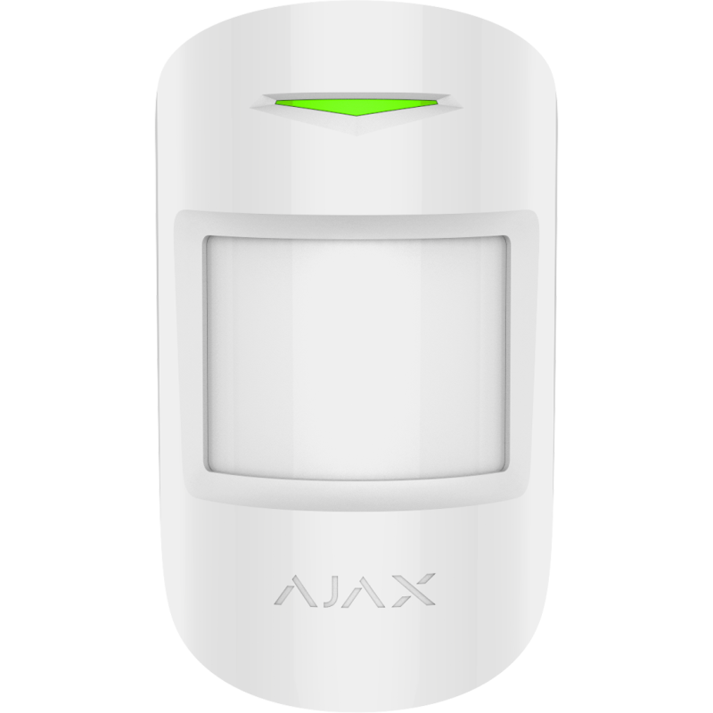 Ajax - Rilevatore di movimento wireless Motion ProtectPlus, con sensore a microonde. Ignora gli animali domestici (Ajax Motion P