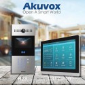Akuvox - R29C Multi-Tenant IP Video Door Entry System with facial recognition, QR Code, BLE, 7" Touchscreen - Surface mount Edit