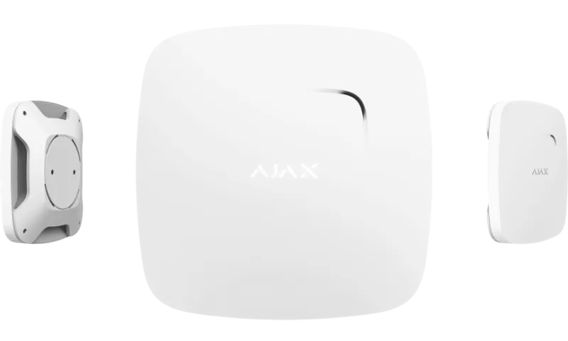 Ajax - Détecteur de fumée, de chaleur et de monoxyde de carbone sans-fil avec sirène (Ajax FireProtect Plus)