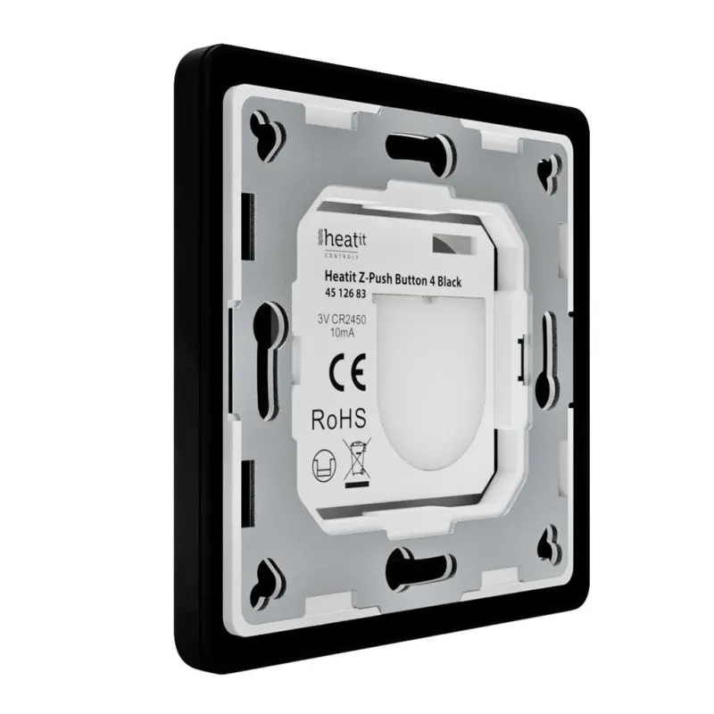 Thermofloor - Interrupteur 4 boutons Heatit Z-Push Button Z-Wave+