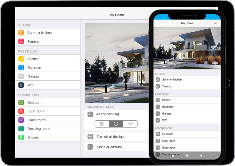 iRidium mobile - KNX Home Server