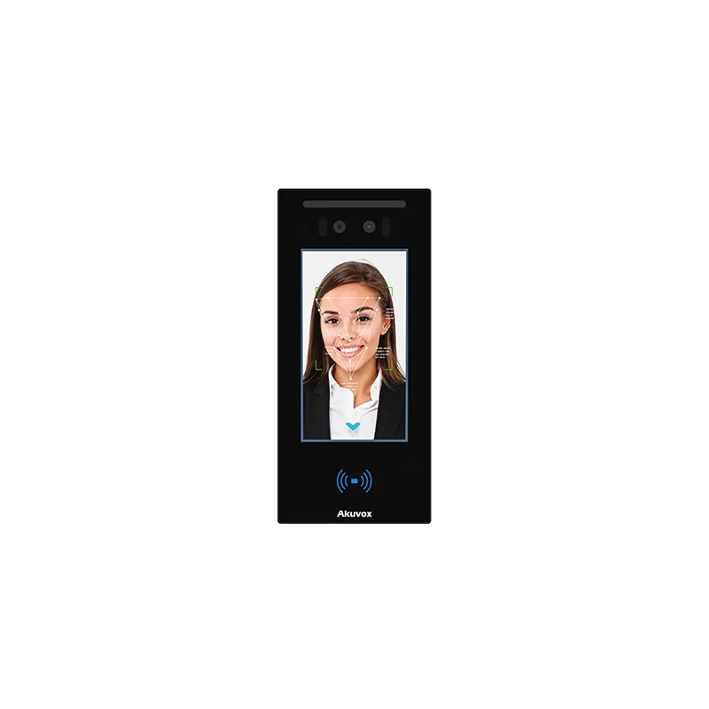 Akuvox - Video doorphone and access control E16C with facial recognition, touch screen, Bluetooth, RFID & QR Code