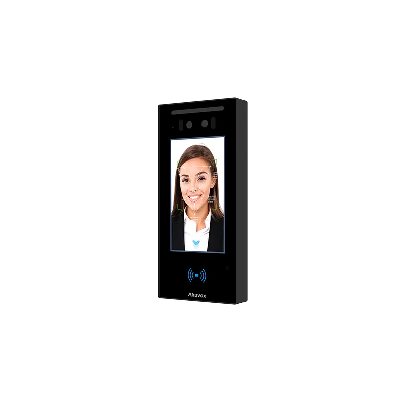 Akuvox - Video doorphone and access control E16C with facial recognition, touch screen, Bluetooth, RFID & QR Code