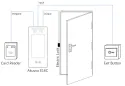 Akuvox - Portier vidéo et contrôle d'accès E16C à reconnaissance faciale, avec écran tactile, Bluetooth, RFID & QR Code