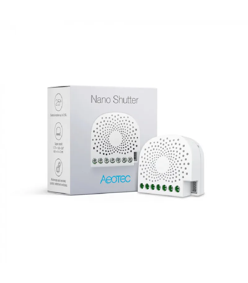 Aeotec - Micromodulo Z-wave Plus per tapparelle (Aeotec Nano Switch)