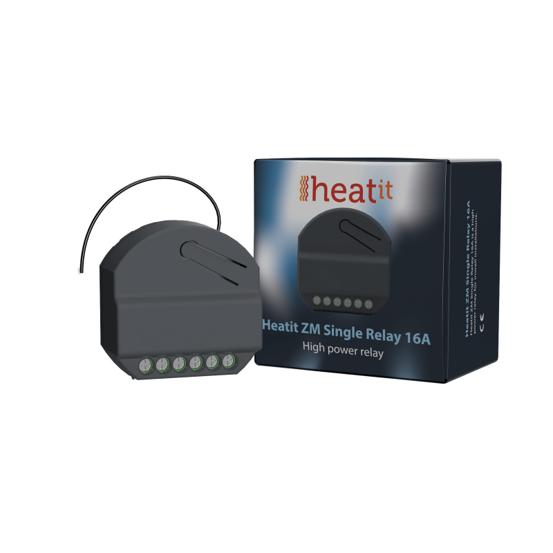 Heatit Controls - 16A Schaltmodul Z-Wave+ 700 ZM Single Relay