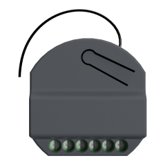 Heatit Controls - 16A Z-Wave+ 700 ZM Single Relay Switch Module