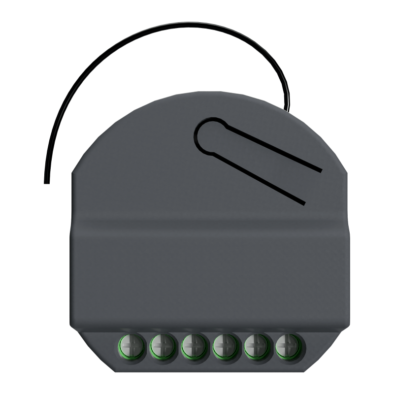 Heatit Controls - 16A Z-Wave+ 700 ZM Single Relay Switch Module