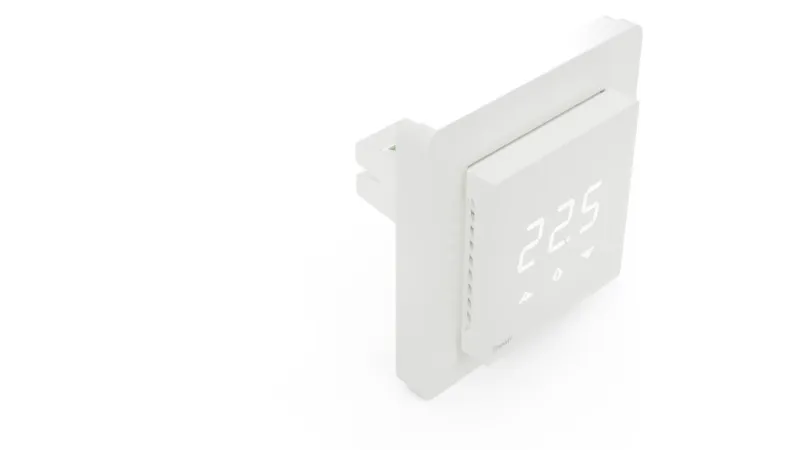 Thermofloor - Thermostat Z-Wave+ Heatit Z-TRM3fx 3600W 16A, bianco