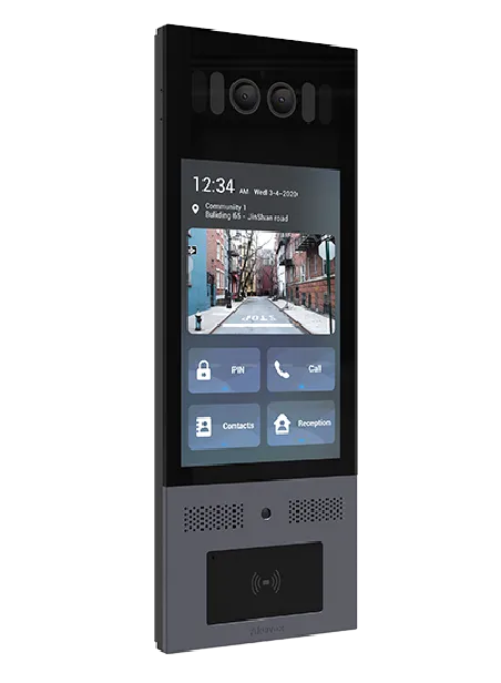 Akuvox - X915S Multi-tenant IP video doorman with facial recognition, QR Code, BLE, 8" touch screen