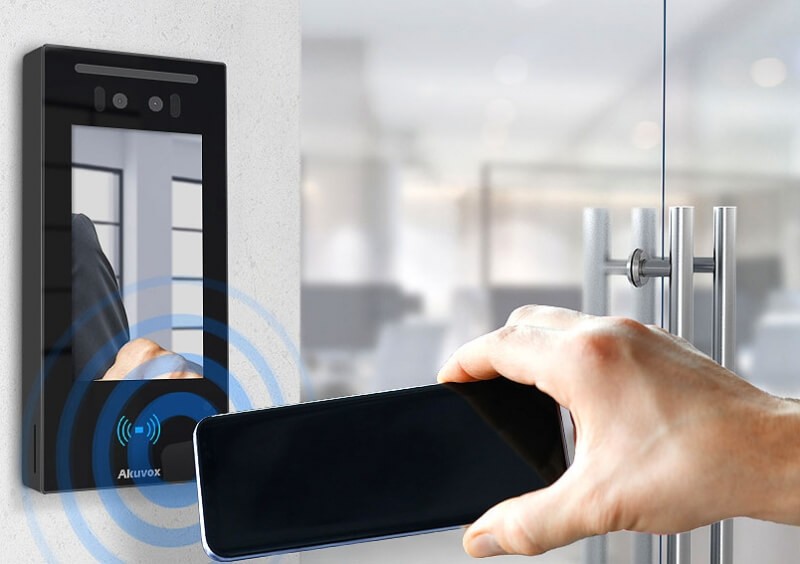 Akuvox - Access control unit with facial recognition, BLE, RFID, NFC, QR Code (Akuvox A05C)