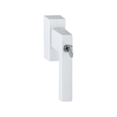 Hoppe - EnOcean Window handle SecuSignal Aluminium Secu100 + Secusik + VarioFit Toulon (White)