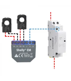 SHELLY - Contatore di energia trifase Shelly 3EM Wi-Fi