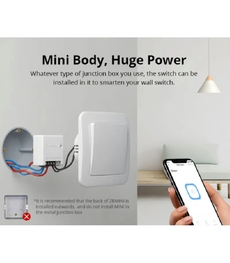 SONOFF - Zigbee 3.0 connected micro switch module