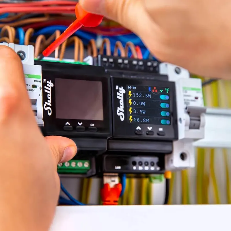 SHELLY - WiFi-operated Quad Relay Switch (Shelly PRO 4PM)