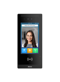 Akuvox - Videocitofono e controllo accessi E18C con riconoscimento facciale, touch screen, BLE, RFID, QR Code, 4G compatibile