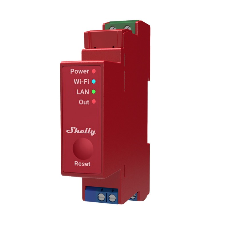 SHELLY - 1-Kanal Wi-Fi DIN-Schienen-Modul mit Energiemessung (Shelly PRO 1PM) SHELLY - 1-Kanal Wi-Fi DIN-Schienen-Modul mit Energiemessung (Shelly PRO 1PM)