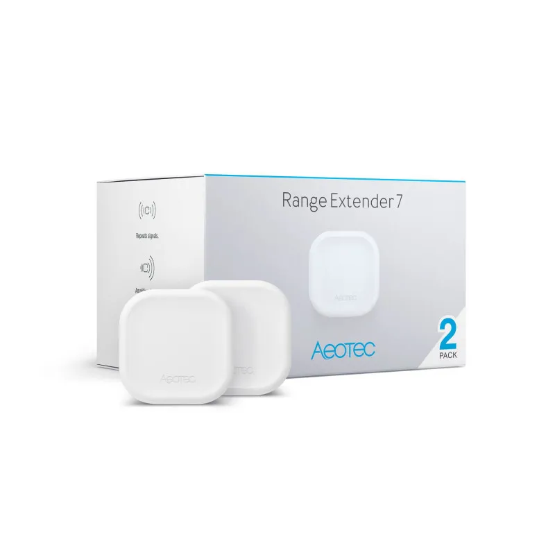Aeotec - Pack de 2 répéteurs de signal Z-Wave+ 700 (Aeotec Range Extender 7 )
