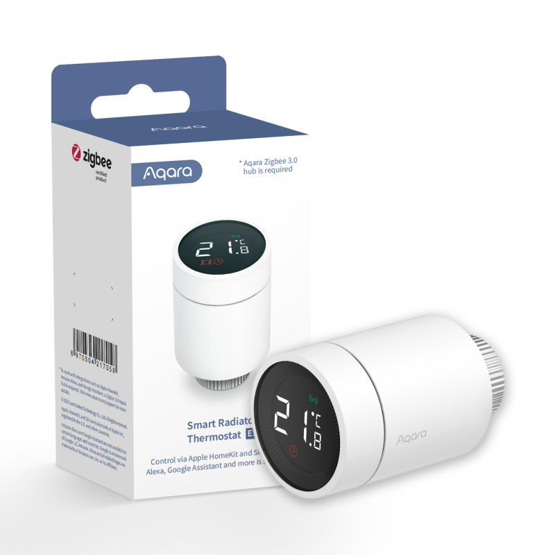 Aqara - Zigbee 3.0 Thermostat Head Aqara Smart Radiator Thermostat E1 Aqara - Zigbee 3.0 Thermostat Head Aqara Smart Radiator Thermostat E1