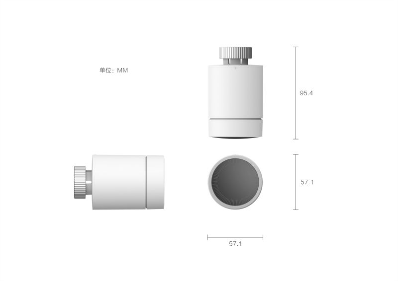 Aqara - Heizkörperthermostat Zigbee 3.0 Aqara Smart Radiator Thermostat E1