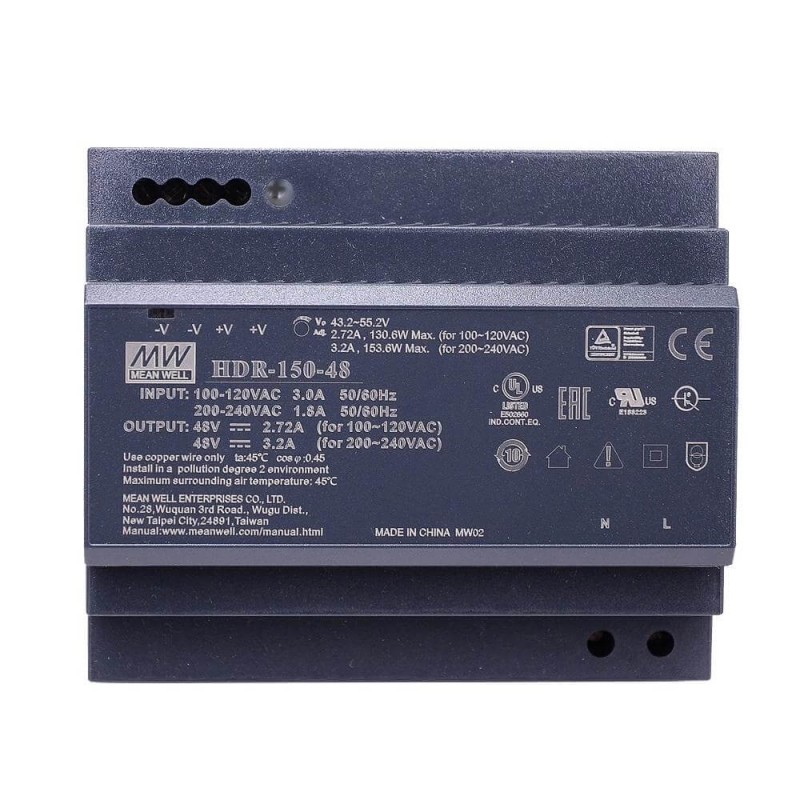 Mean Well - Netzteil 48v/3.2A 150W DIN-Rail