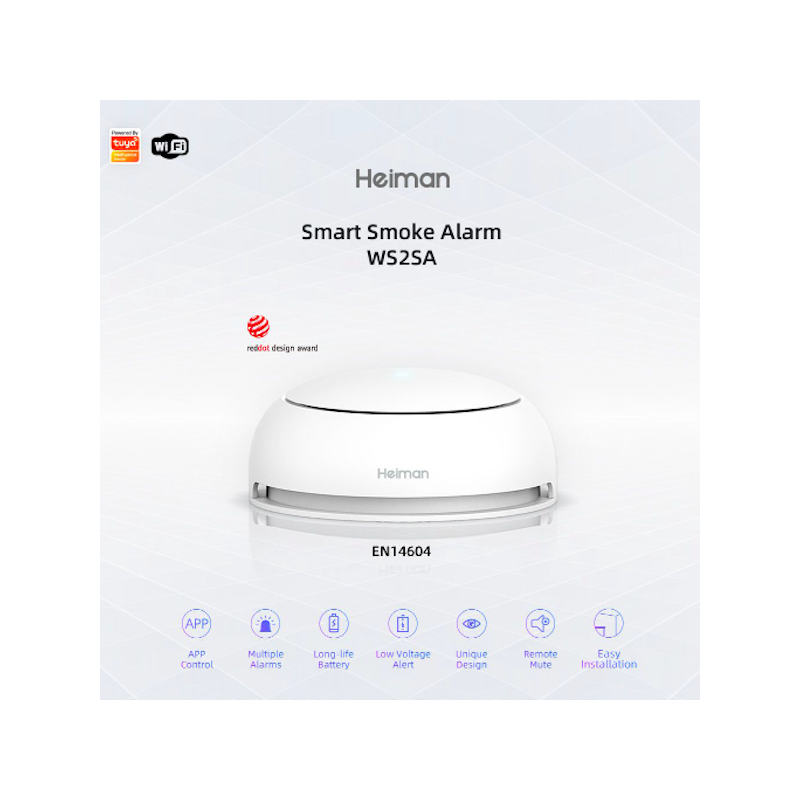 Heiman - Intelligenter WIFI-Rauchmelder TUYA