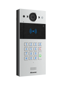 Akuvox - Compact SIP R20A-2 2 Wire Video Doorbell - 1 Doorbell with RFID Badge Reader and numeric keypad