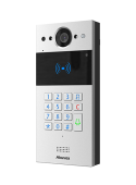 Akuvox - Compact SIP R20A-2 2 Wire Video Doorbell - 1 Doorbell with RFID Badge Reader and numeric keypad