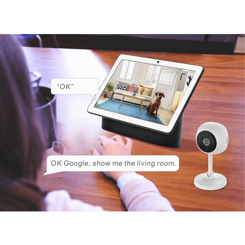 WOOX - Wired WIFI Indoor Camera (TUYA SmartLife, ALEXA and Google Assistant)