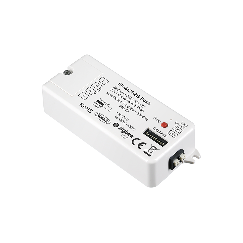 Sunricher - Convertitore 2 in 1 Zigbee a Dali 0/1-10V