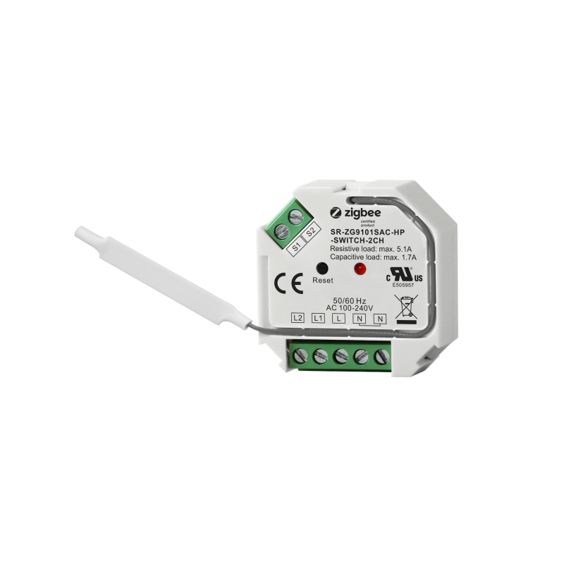 Sunricher - Zigbee 3.0 ON/OFF Module 2 outputs with power measurement