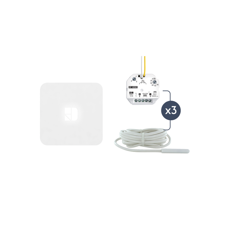 Delta Dore - RF4890 connected 3-zone control pack