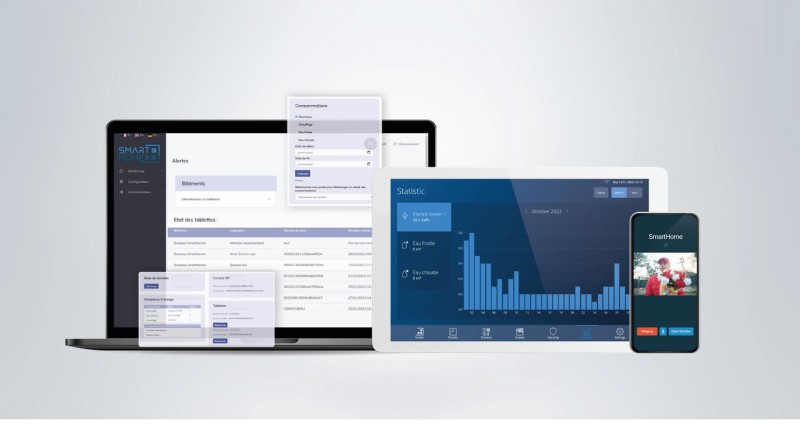 Smarthome SA - Home automation touch screen Amika