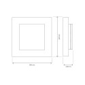 Heatit Controls - External Room Sensor White RAL 9003