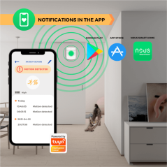 NOUS - Détecteur de mouvement PIR Zigbee 3.0 TUYA