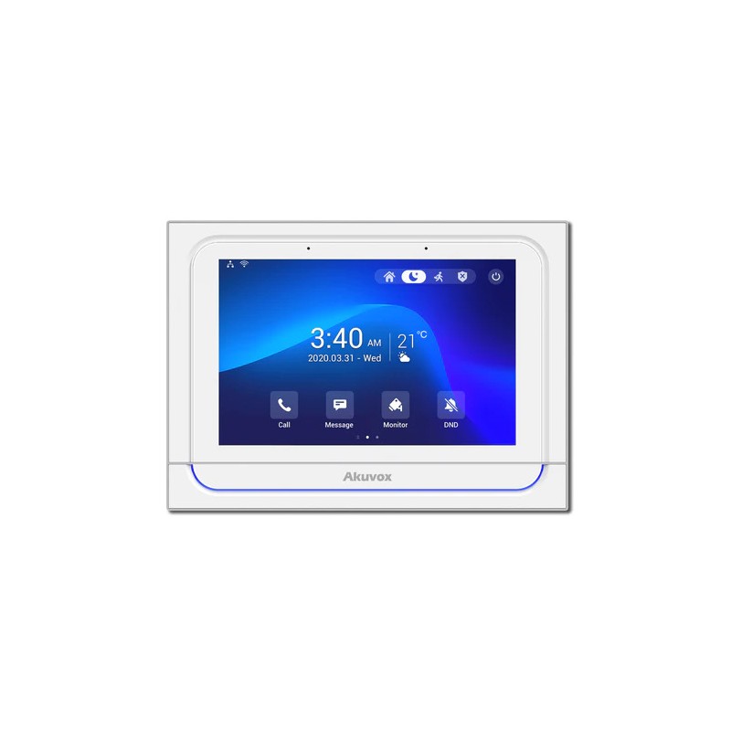 Akuvox - SIP-Innenkonsole mit 7"-Touchscreen, WLAN, Bluetooth, Android 9.0 (Akuvox X933W)