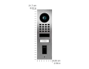 Doorbird - Verbundene Video-Türstation D1101FV Fingerprint 50 mit einer Ruftaste und integriertem EKEY-Fingerabdruckleser