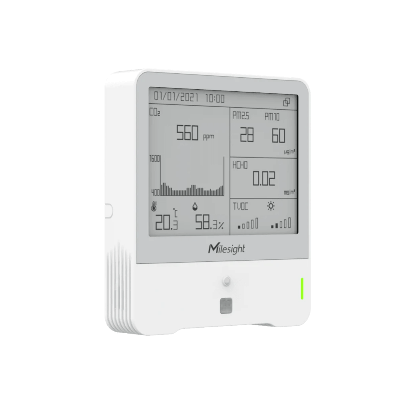 Milesight IOT- Lorawan 9 in 1 air quality sensor (Option: HCHO)