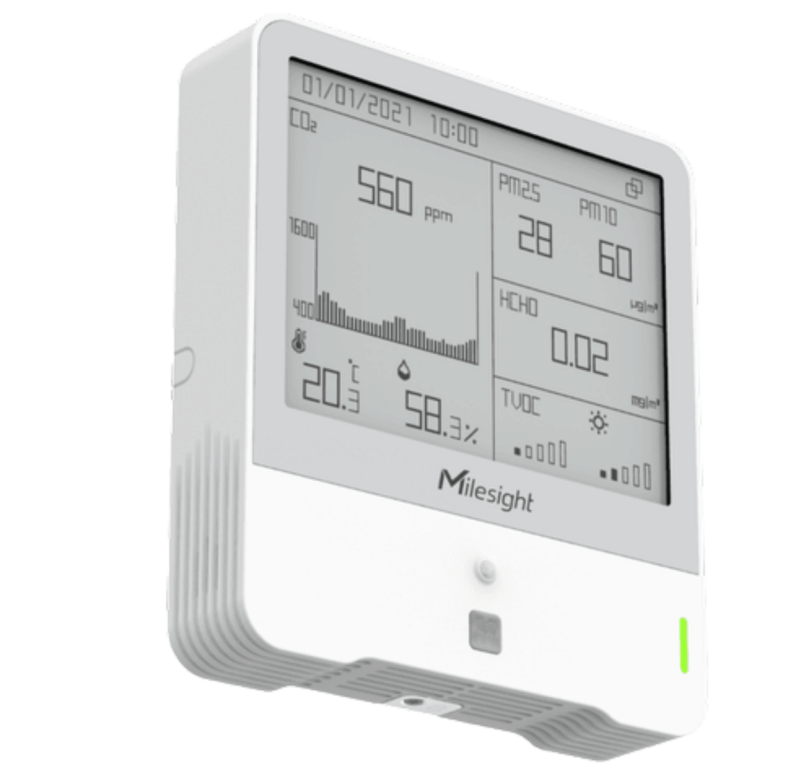 Milesight IOT- Lorawan 9 in 1 air quality sensor (Option: HCHO)