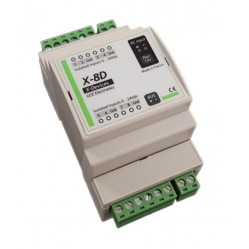 GCE Electronics - Espansore di uscita a 8 relè indipendente per IPX800 V4 e V5 X8R Connect