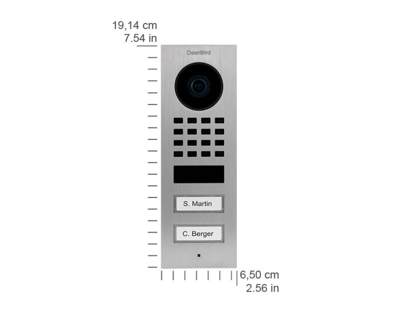 Doorbird - IP Video Türstation D1101V - 1 Ruftaste - Compact Edition - Aufputz