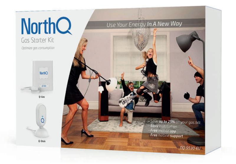 NorthQ - Compteur optique de consommation de gaz Z-Wave