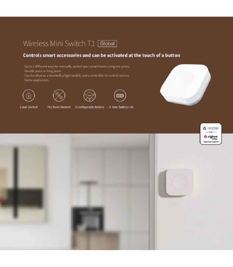 Aqara -Zigbee Aqara Mini Switch