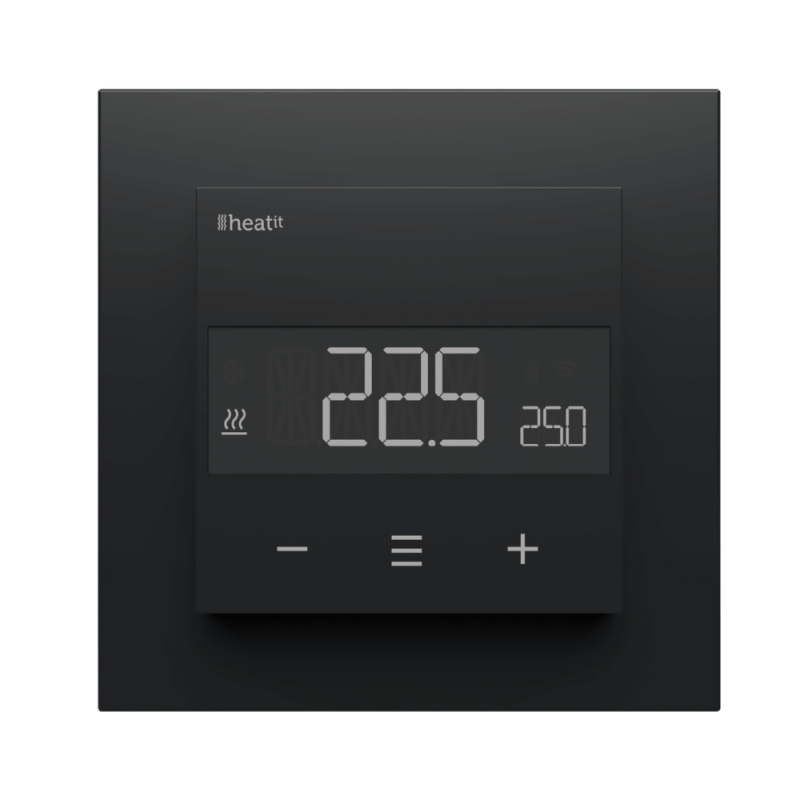 Heatit controls - Thermostat Z-Wave Heatit Z-TRM6 3600W 16A, noir Heatit controls - Thermostat Z-Wave Heatit Z-TRM6 3600W 16A, noir