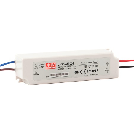 Mean Well - Netzteil 24V/1.5A| LPV-35-24