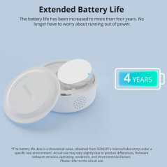 SONOFF - Capteur de température et d'humidité avec support ZigBee 3.0