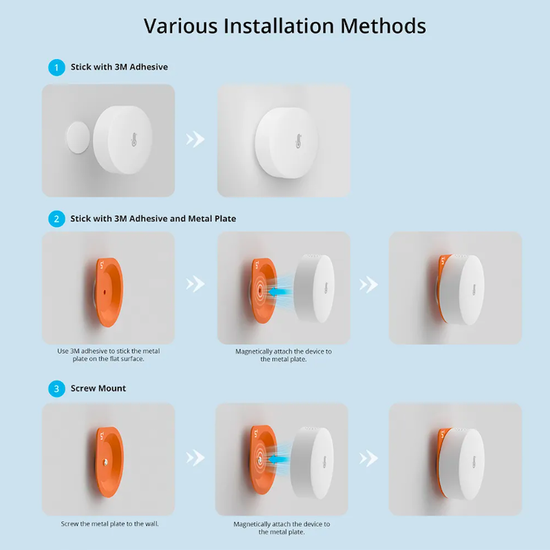 SONOFF - Temperature and humidity sensor with ZigBee 3.0 support