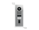 Doorbird - Video doorphone D1101FV Fingerprint 50 with 1 call button and integrated EKEY fingerprint reader, flush-mounted